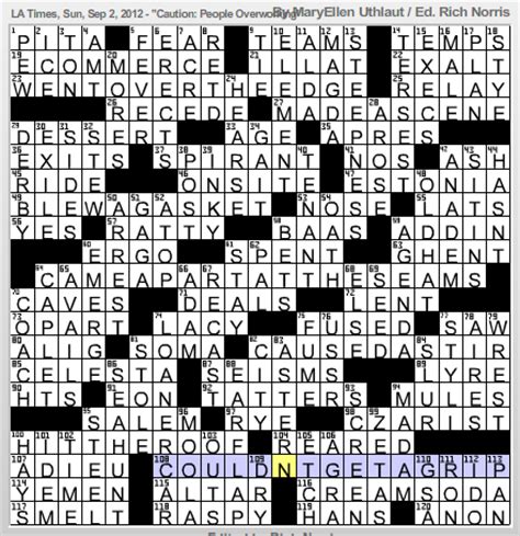 Ephron crossword clue - Crossword puzzles are for everyone. Whether the skill level is as a beginner or something more advanced, they’re an ideal way to pass the time when you have nothing else to do like waiting in an airport, sitting in your car or as a means to...